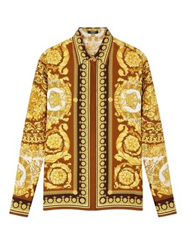 VERSACE - Camicia in seta Barocco