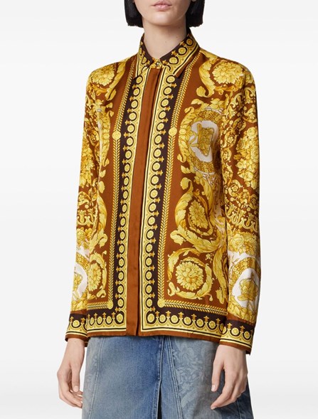 VERSACE - Barocco silk shirt