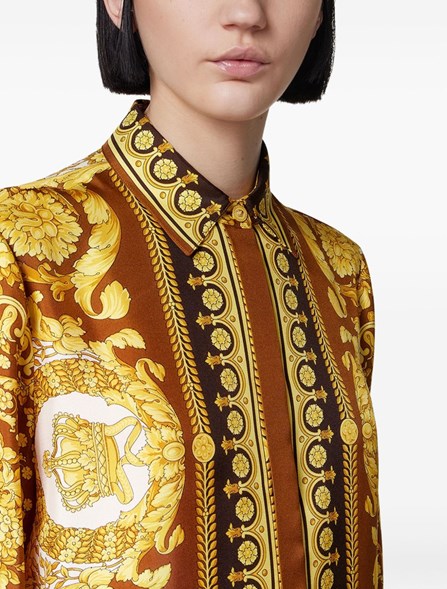 VERSACE - Barocco silk shirt