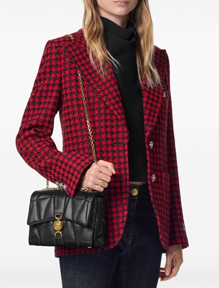 VERSACE - Borsa a spalla trapuntata Kleio