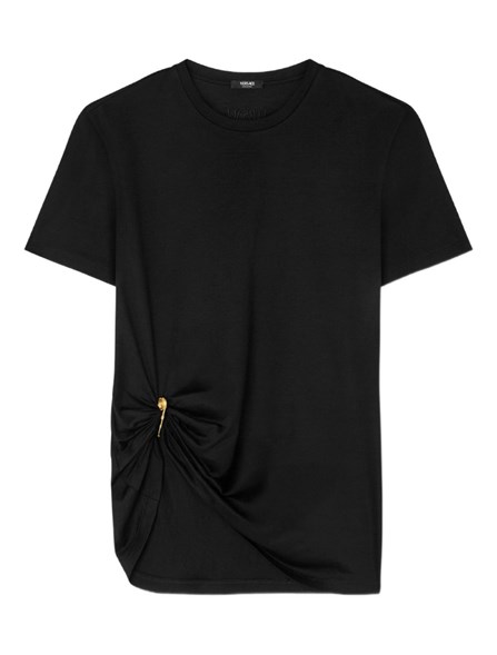 VERSACE - Draped Safety Pin T-shirt