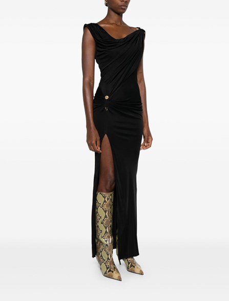VERSACE - Safety Pin asymmetrical dress
