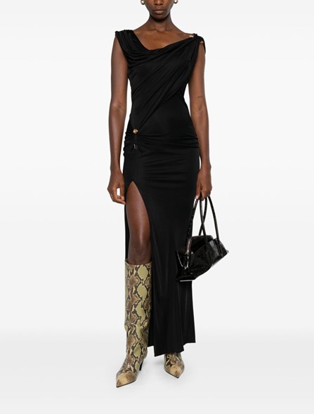 VERSACE - Safety Pin asymmetrical dress