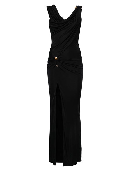 VERSACE - Safety Pin asymmetrical dress
