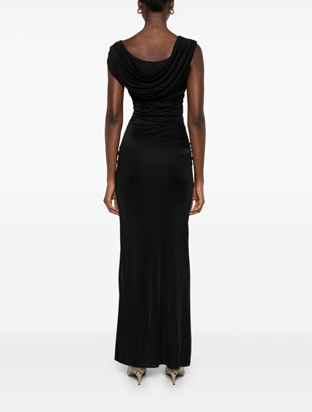 VERSACE - Safety Pin asymmetrical dress