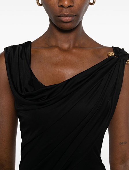 VERSACE - Safety Pin asymmetrical dress
