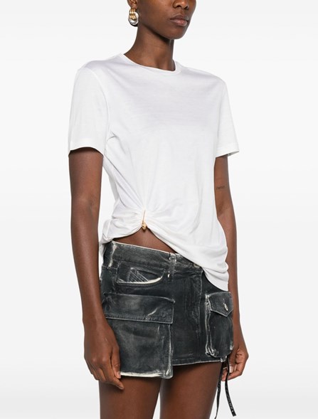 VERSACE - Draped Safety Pin T-shirt