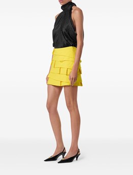 VERSACE - Minigonna in raso envers