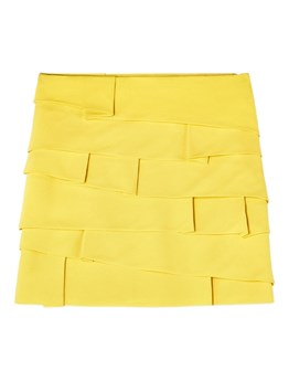 VERSACE - Minigonna in raso envers