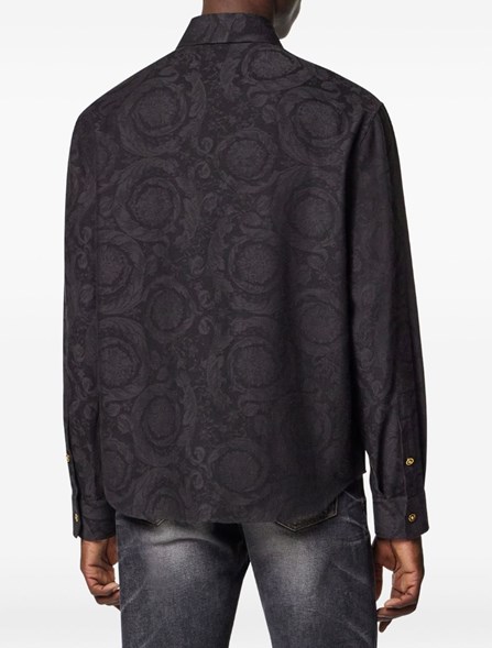 VERSACE - SHIRT WITH BAROQUE PRINT