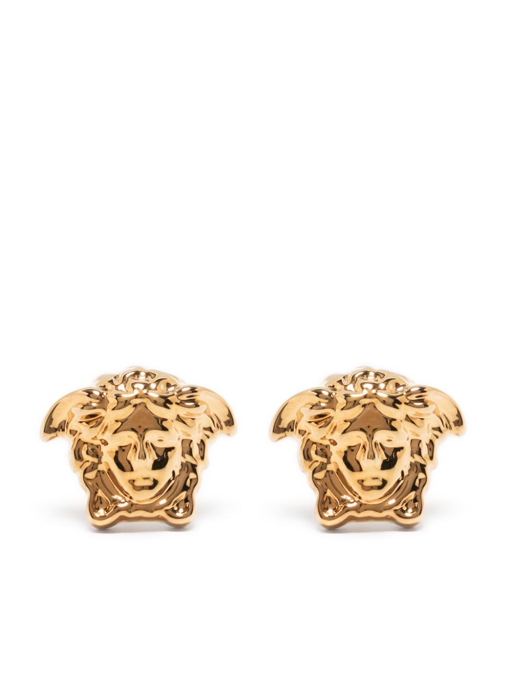 Versace 'medusa' Earrings In Black