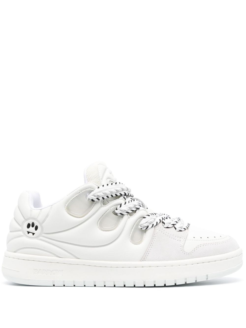 Barrow Ollie Lace-up Sneakers In White