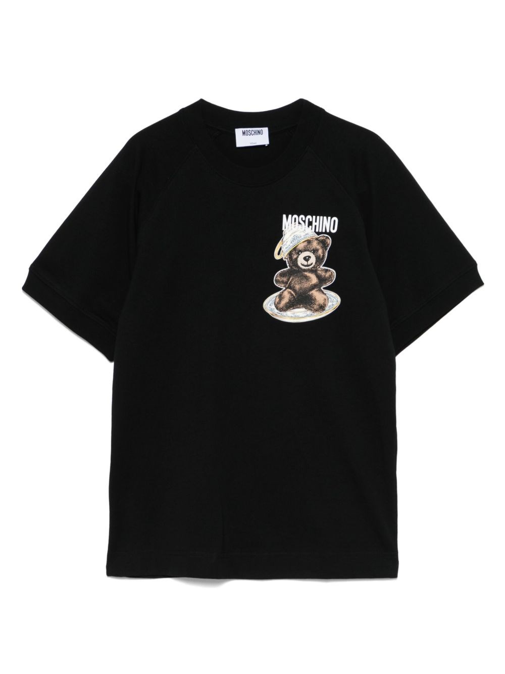 Moschino Cotton Jersey T-shirt In Black