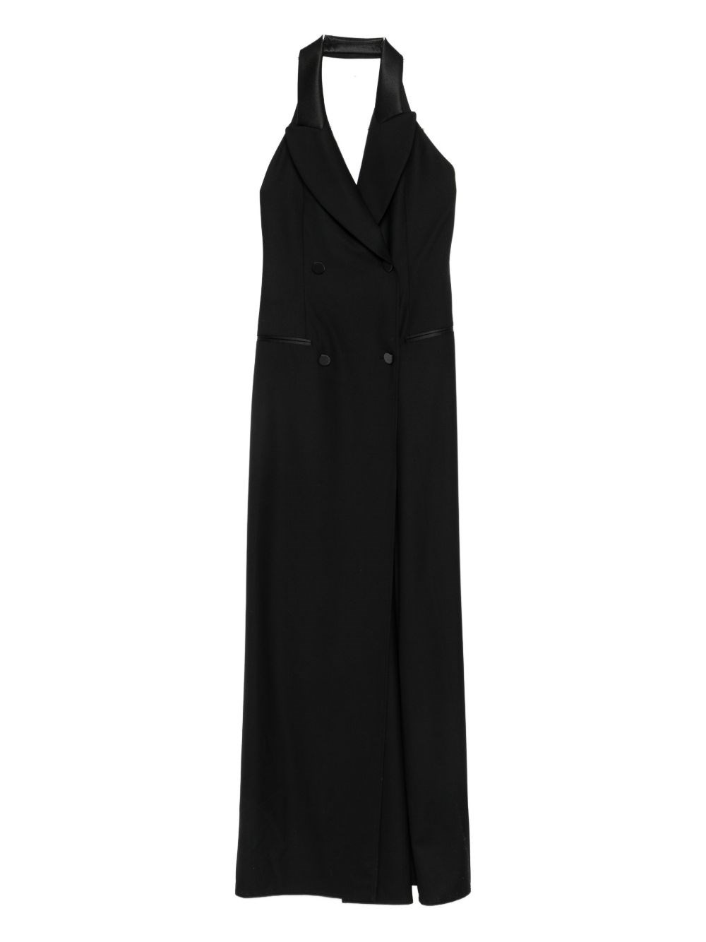 Moschino Tuxedo Dress In Black