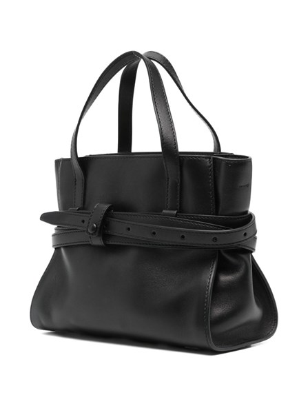 MOSCHINO - Small nappa leather tie Me bag