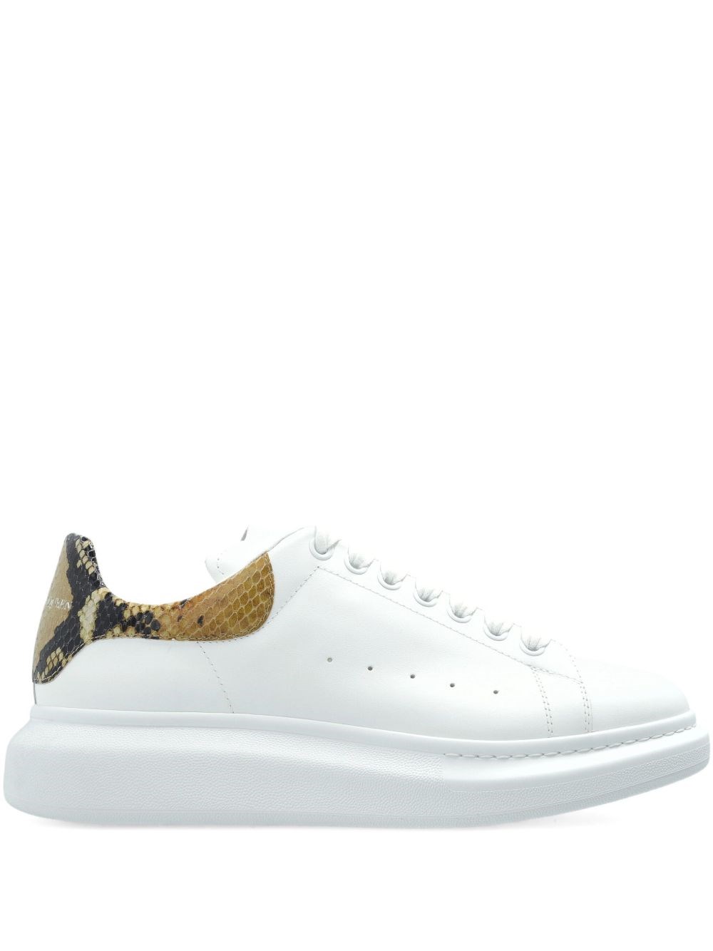 Alexander Mcqueen Leather Sneakers In White