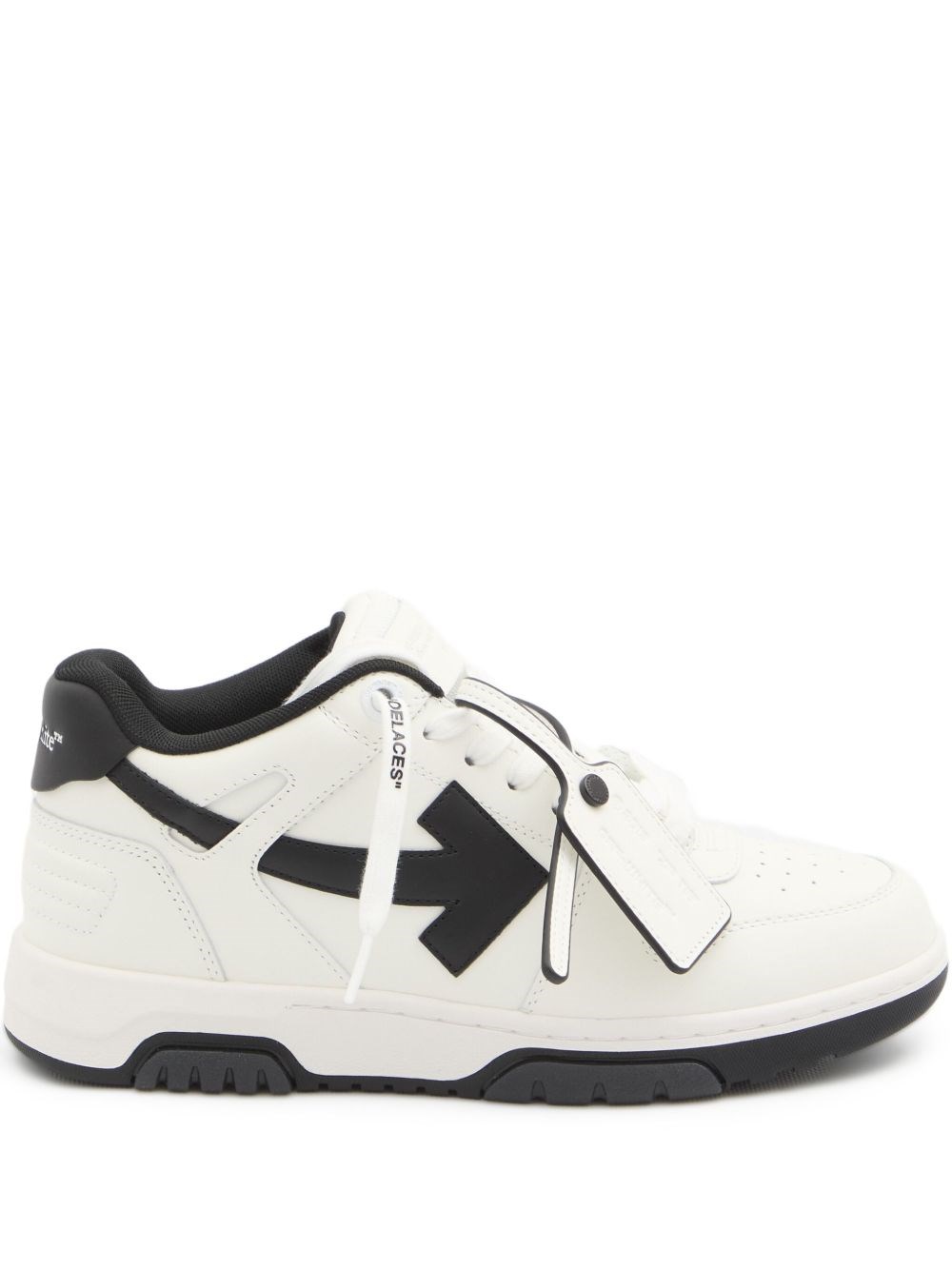 Off-white Out Of Office Arrow-logo Leather Sneakers In White
