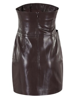 THE ANDAMANE - Faux leather dress