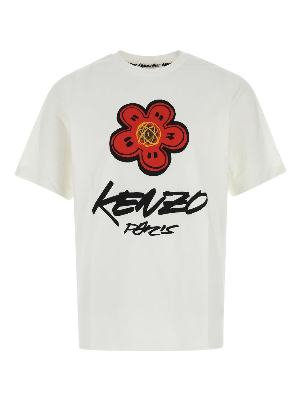 Kenzo X Futura 2000 Cotton T-shirt In White