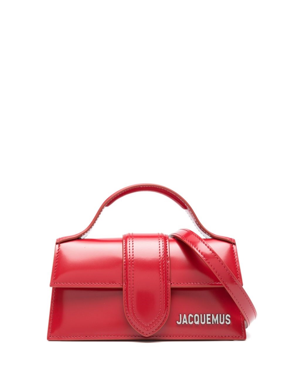 Jacquemus Le Bambino Red Handbag With Removable Shoulder Strap In Leather Woman In Red