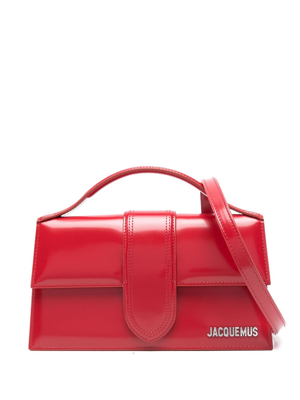 Jacquemus Le Bambino Red Handbag With Removable Shoulder Strap In Leather Woman In Red