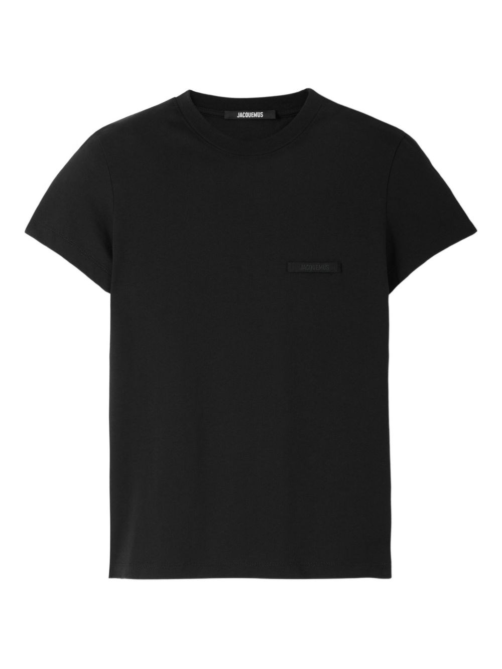 Jacquemus Black The Gros Grain Short-sleeve T-shirt In Black