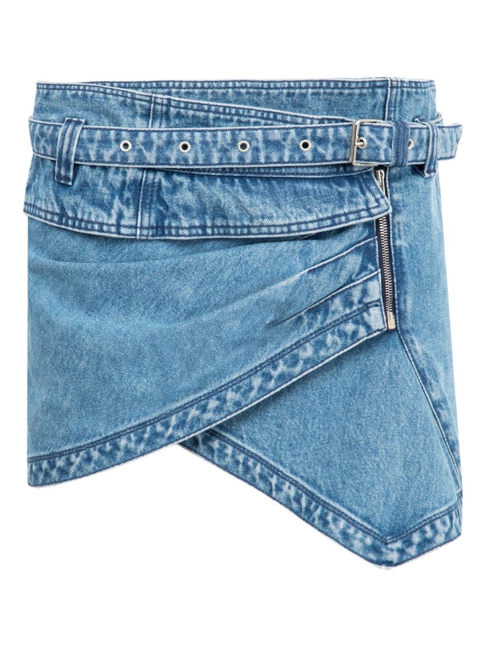 Isabel Marant Denim Skirt In Blue