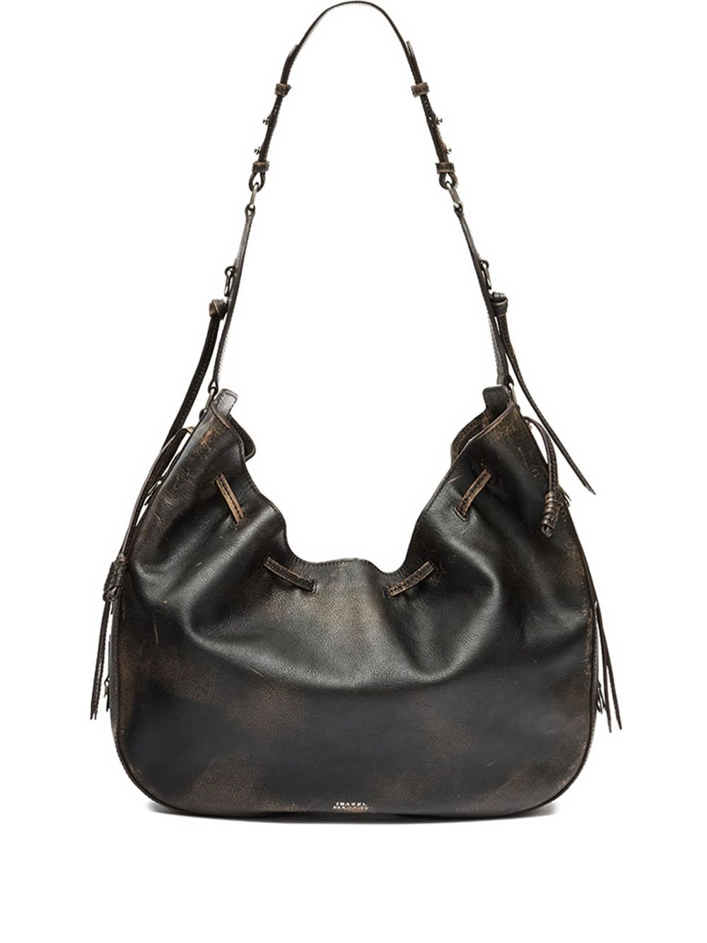 Isabel Marant Bolton Hobo Leather Bag In Brown