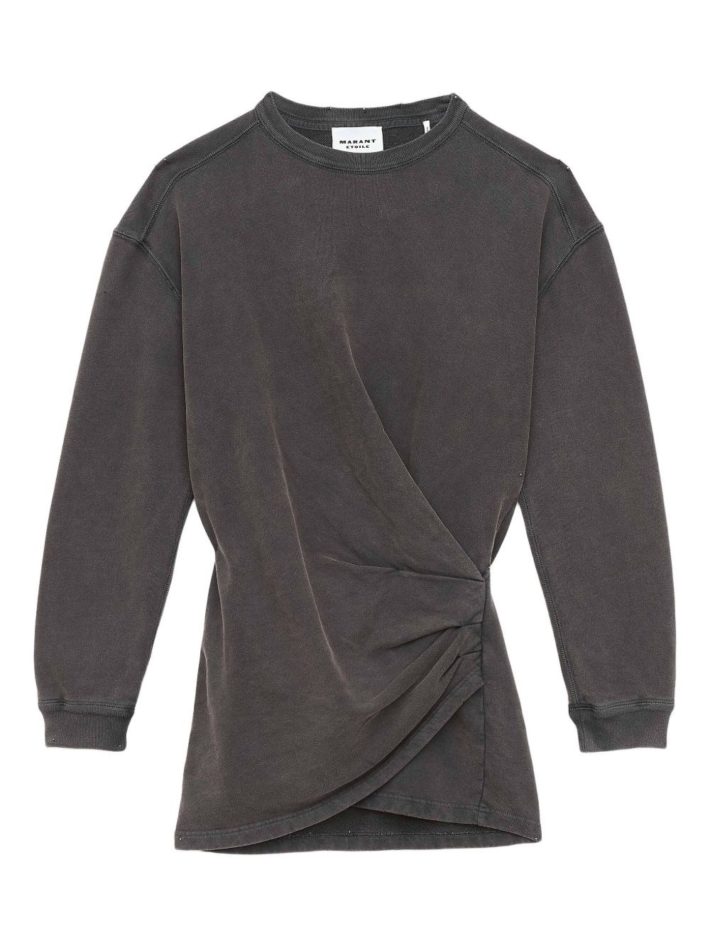 Isabel Marant Étoile Cotton Jersey Minidress In Brown