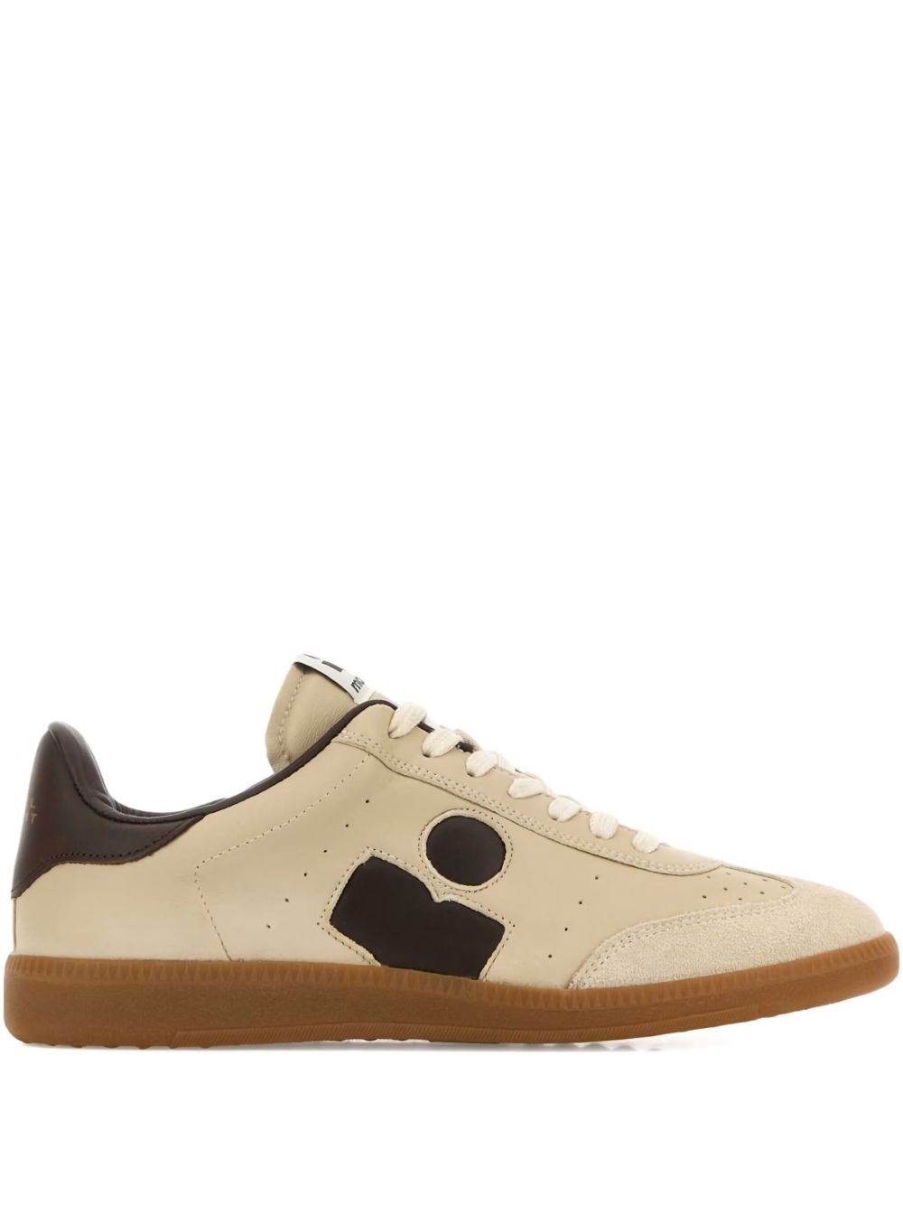 Isabel Marant Sneakers Bryce In Pelle Beige Donna In Brown
