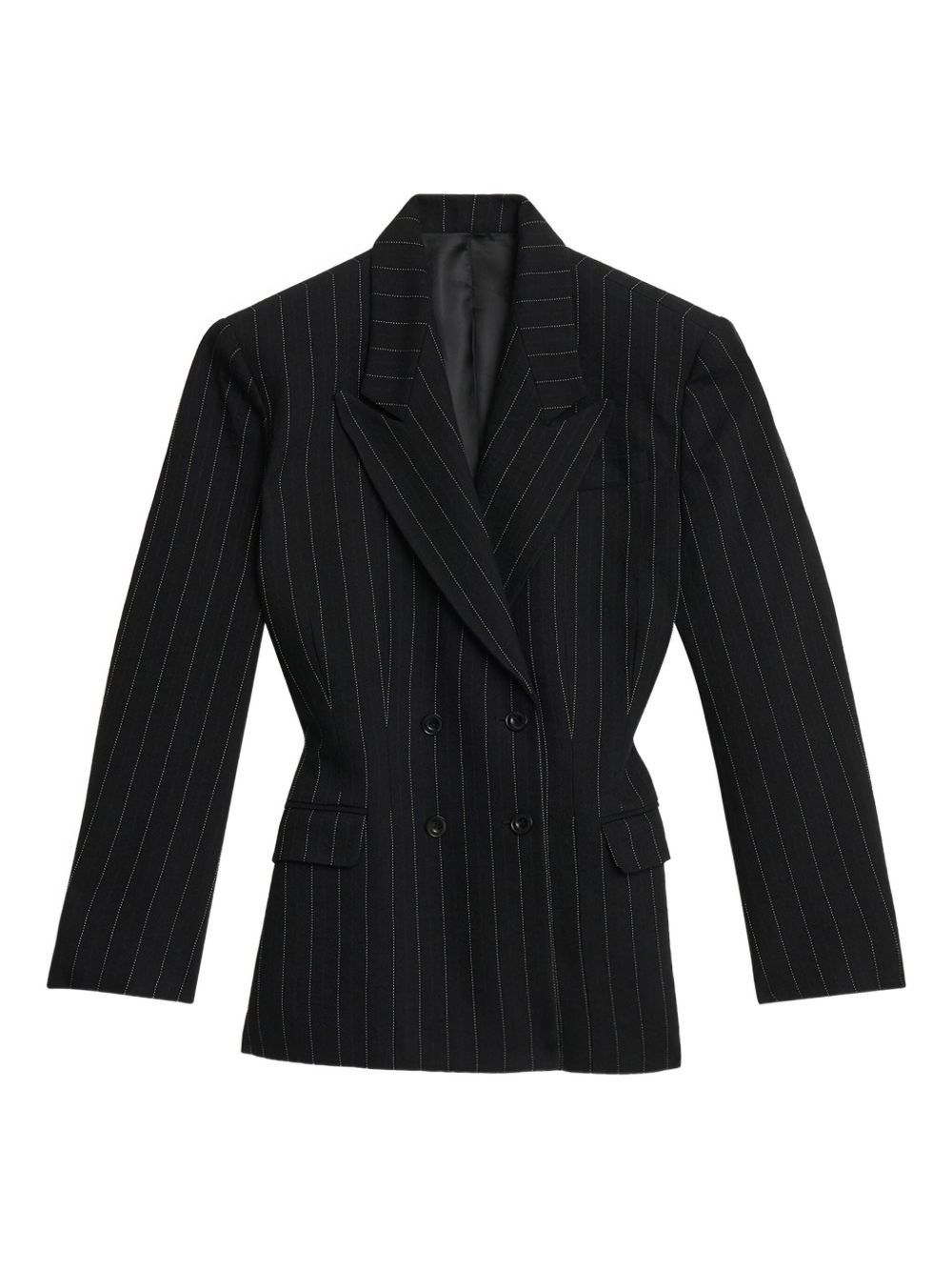 Isabel Marant Pinstripe Blazer In Black