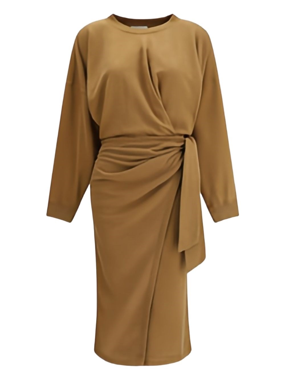 Isabel Marant Étoile Cotton Jersey Dress In Brown