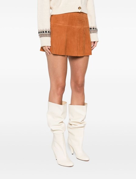 ISABEL MARANT - suede skirt