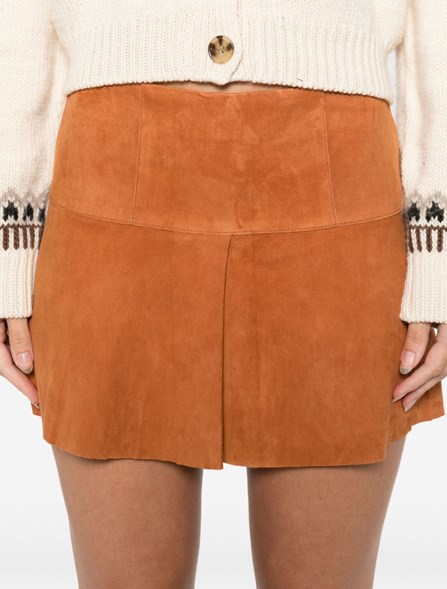 ISABEL MARANT - suede skirt
