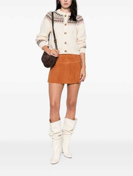 ISABEL MARANT - suede skirt