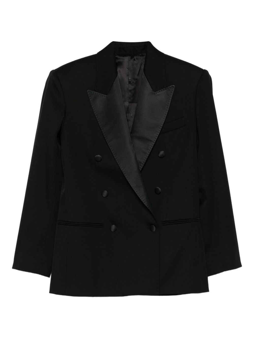 Isabel Marant Double-breasted Tailored Blazer In Black