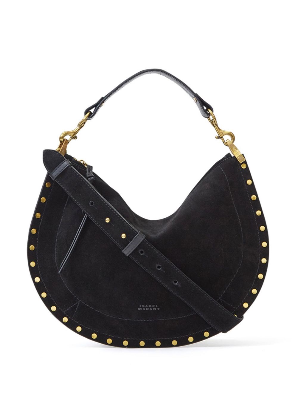 Isabel Marant Oskan Soft Zip Bag In Black
