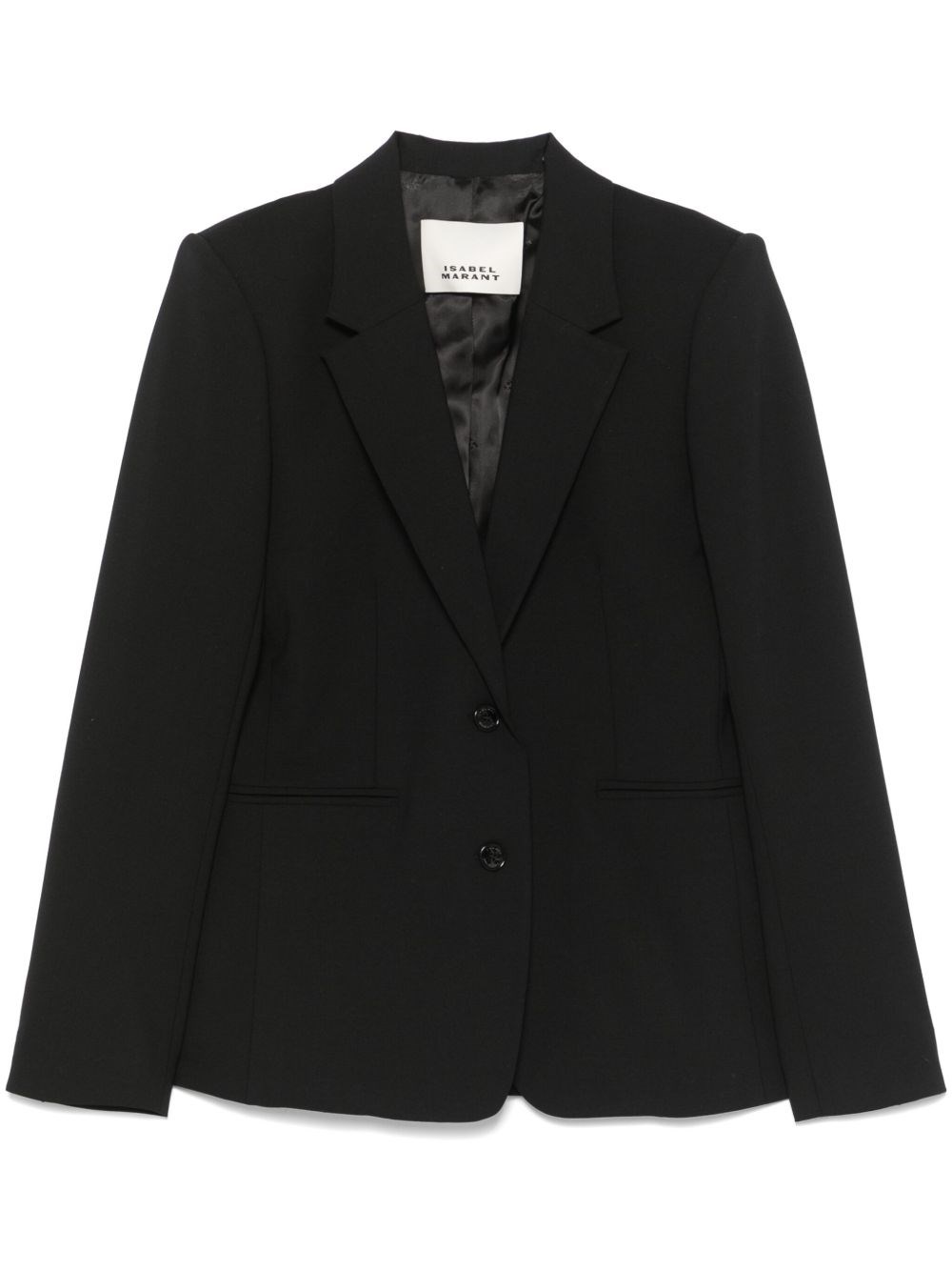 Isabel Marant Stretch Wool Blazer In Black