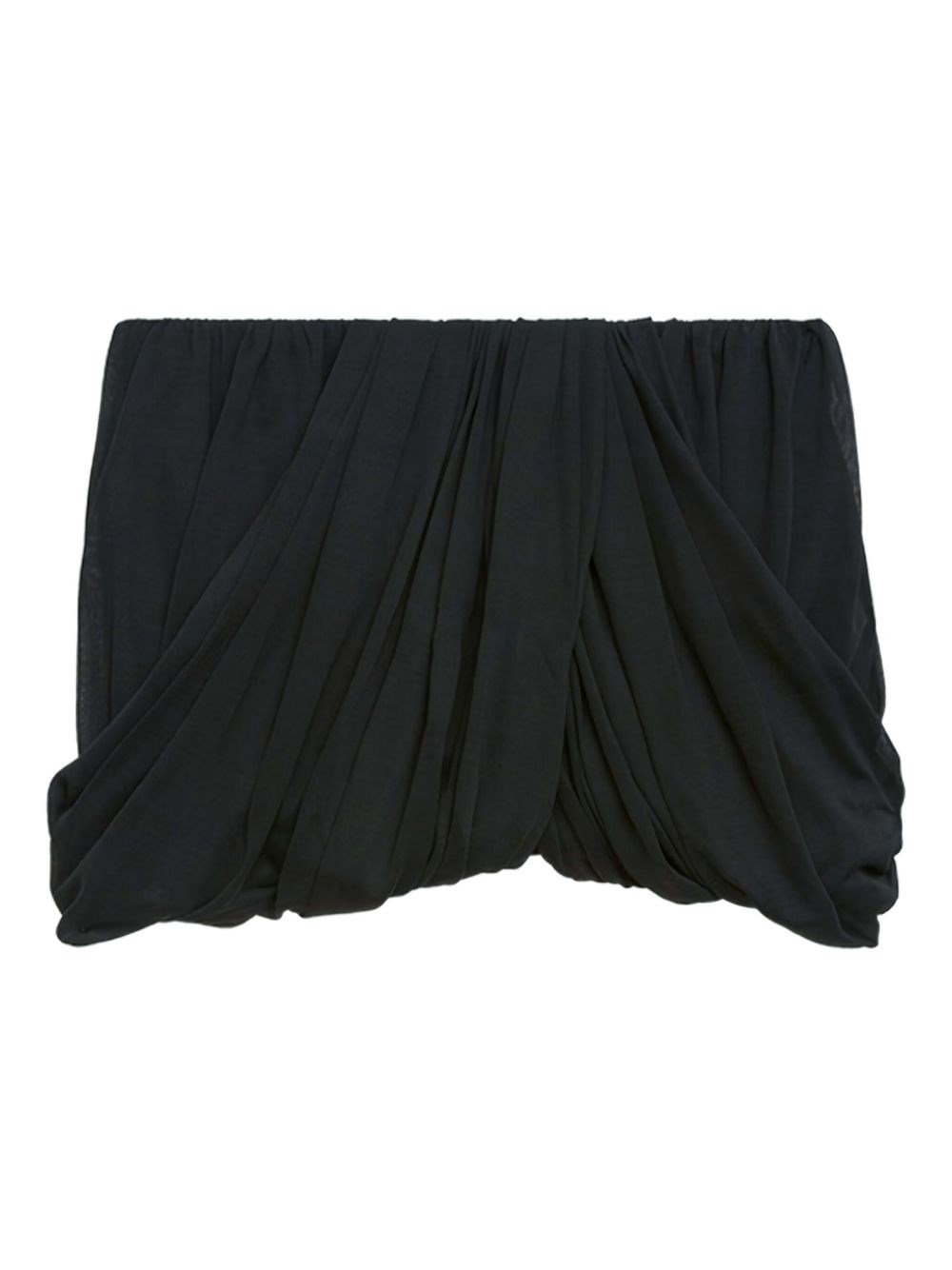 Isabel Marant Ambrine Draped Jersey Mini Skirt In Black