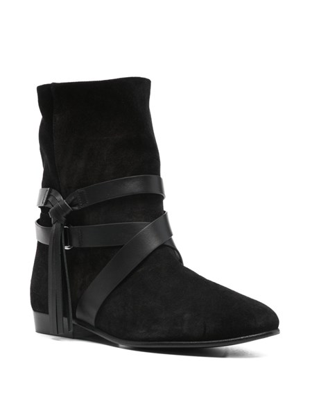 ISABEL MARANT - suede flat ankle boots