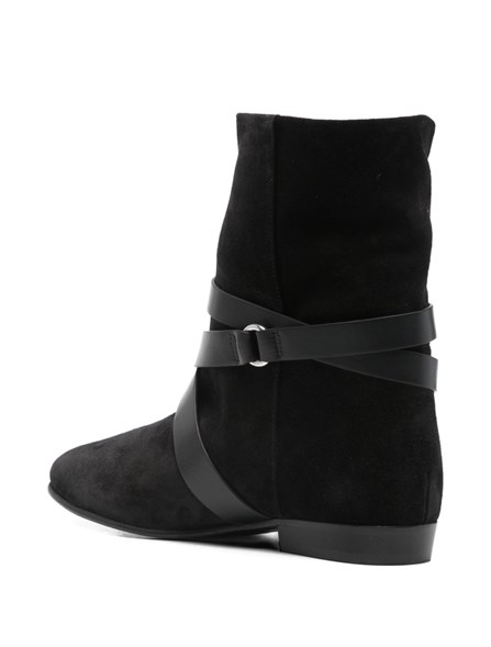 ISABEL MARANT - suede flat ankle boots