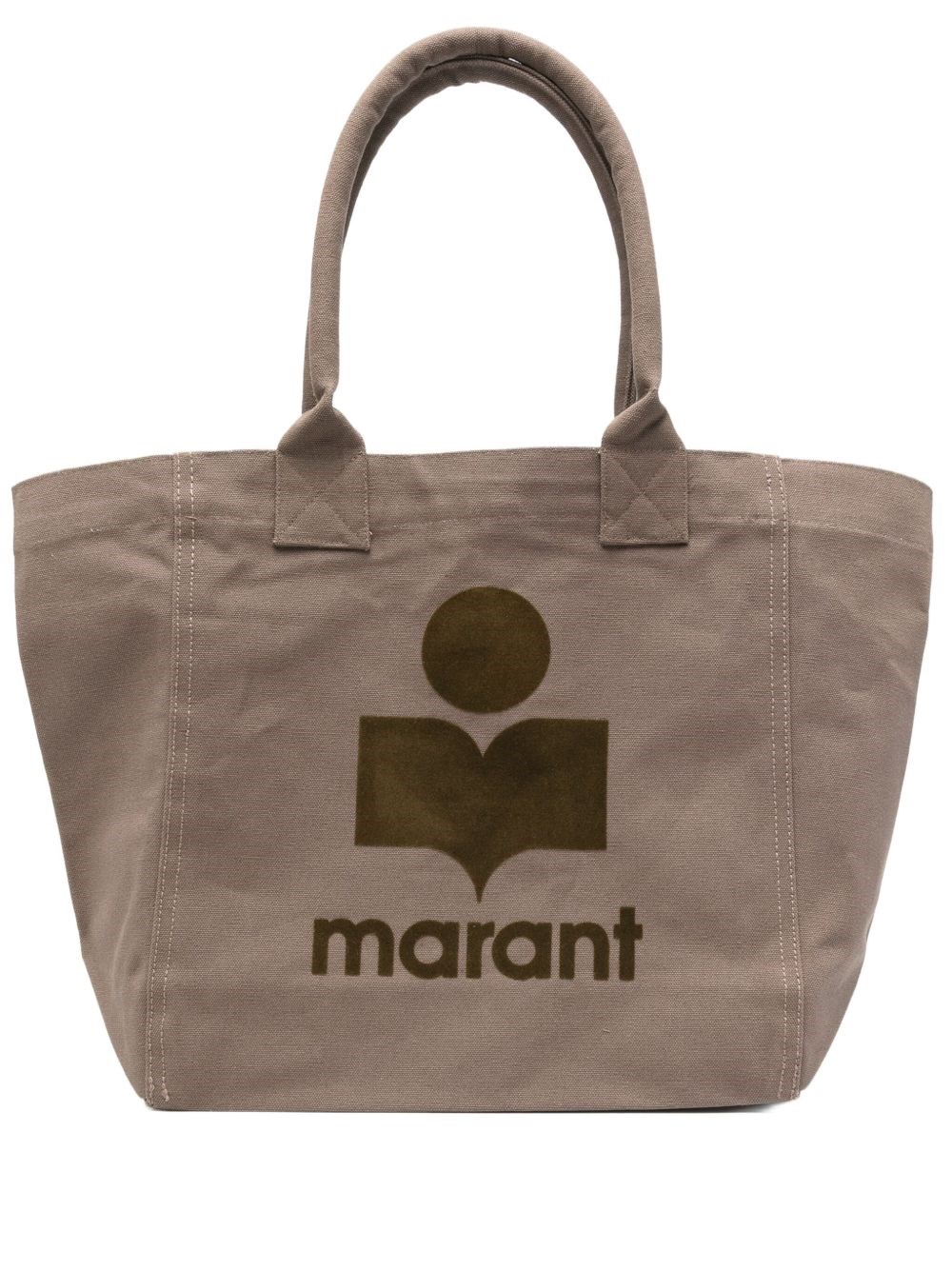 Isabel Marant Yenky Small Tote Bag In Green