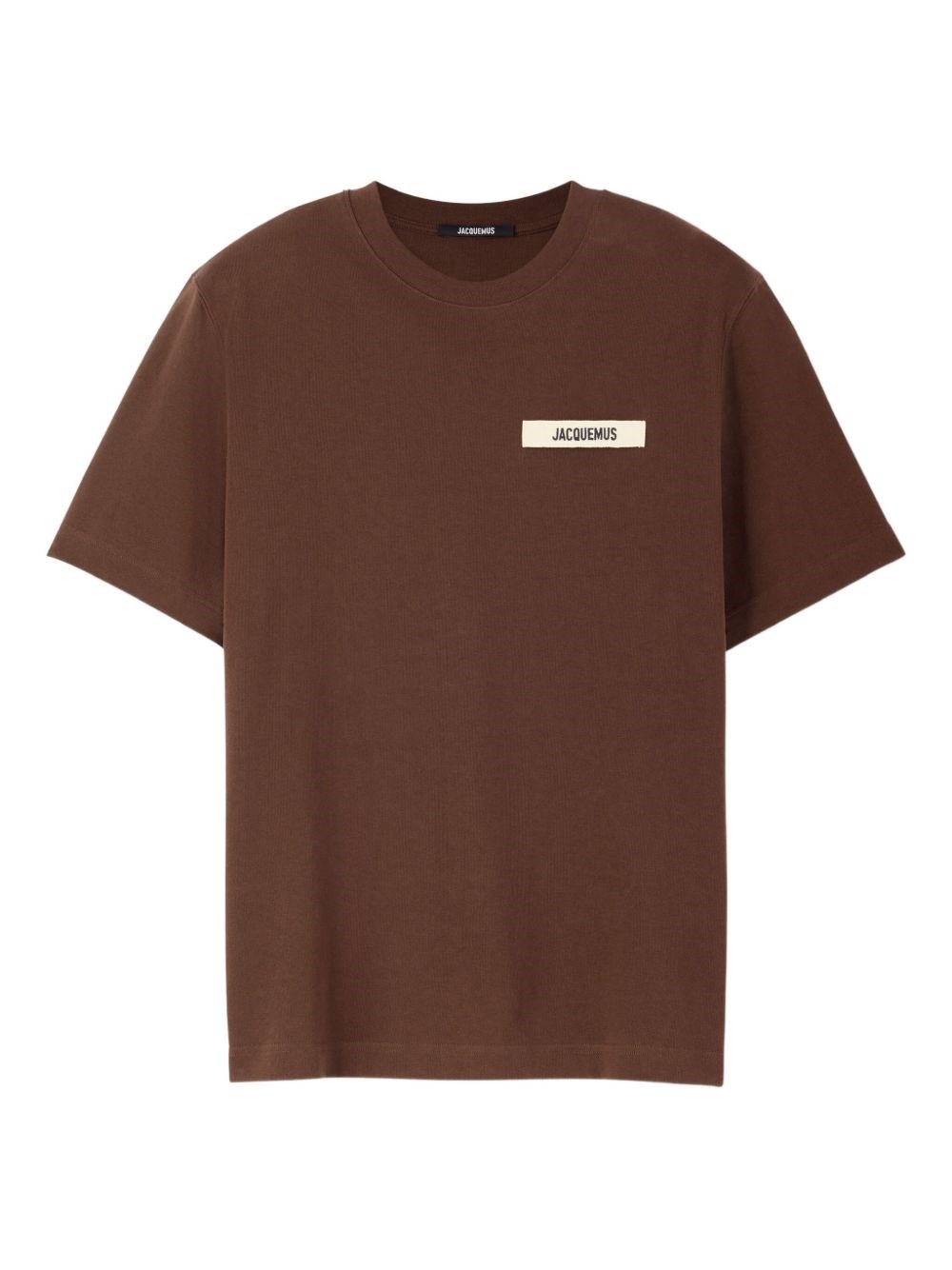 Jacquemus T-shirt Logo In Brown