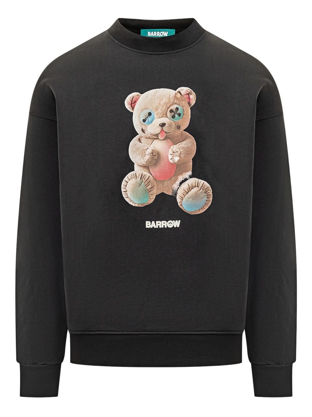 Barrow Teddy-print Sweatshirt In Multi