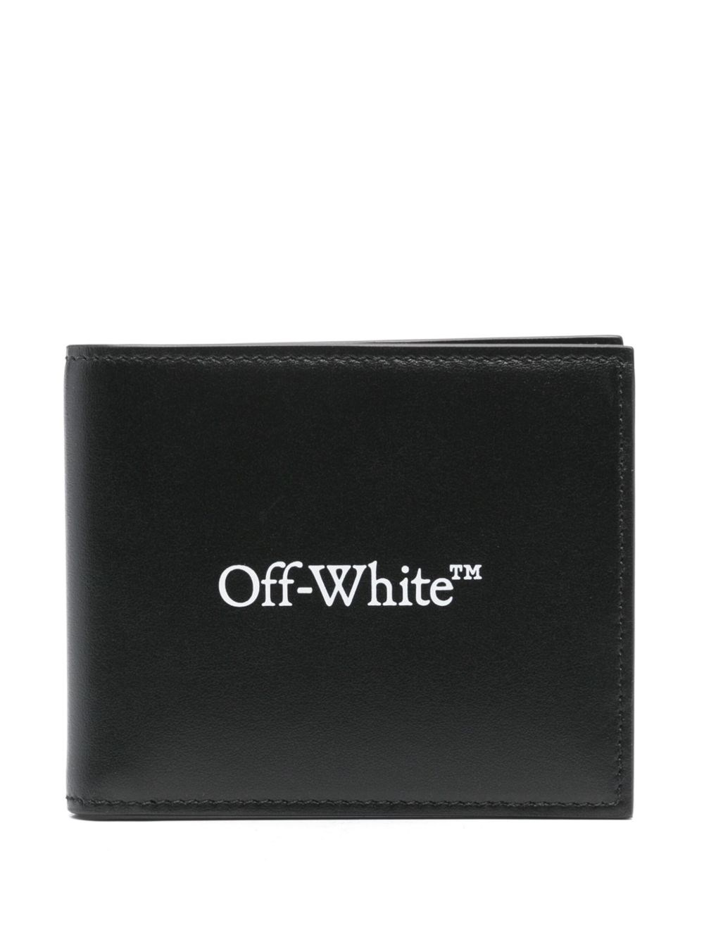 Off-white Logo Wallet In Black
