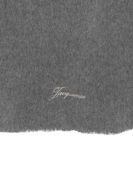 JACQUEMUS - SCIARPA CON RICAMO LOGO