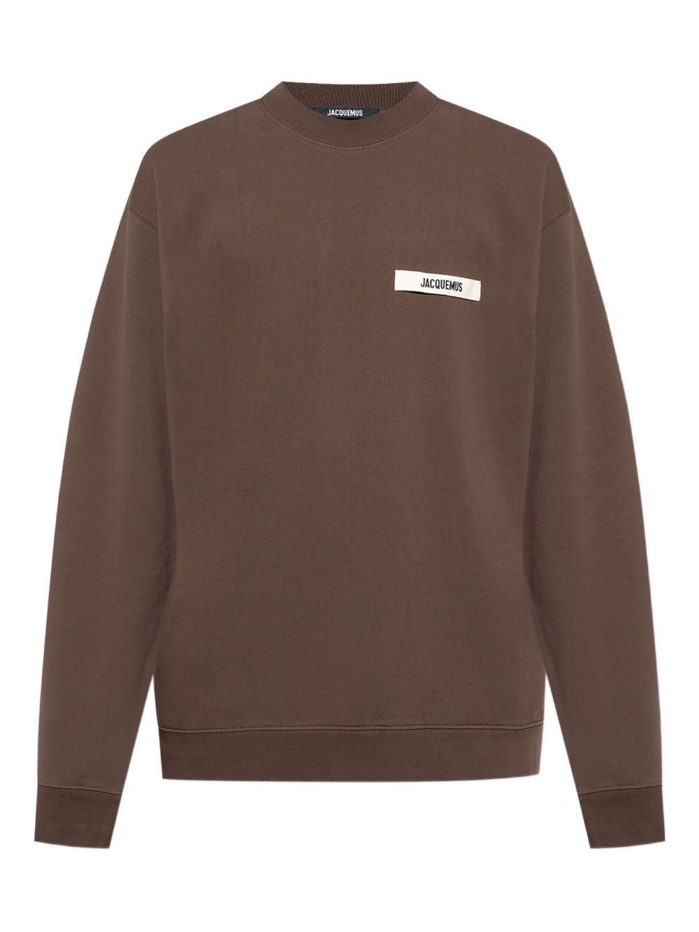 Jacquemus Le Sweatshirt Gros Grain Sweatshirt In Gold