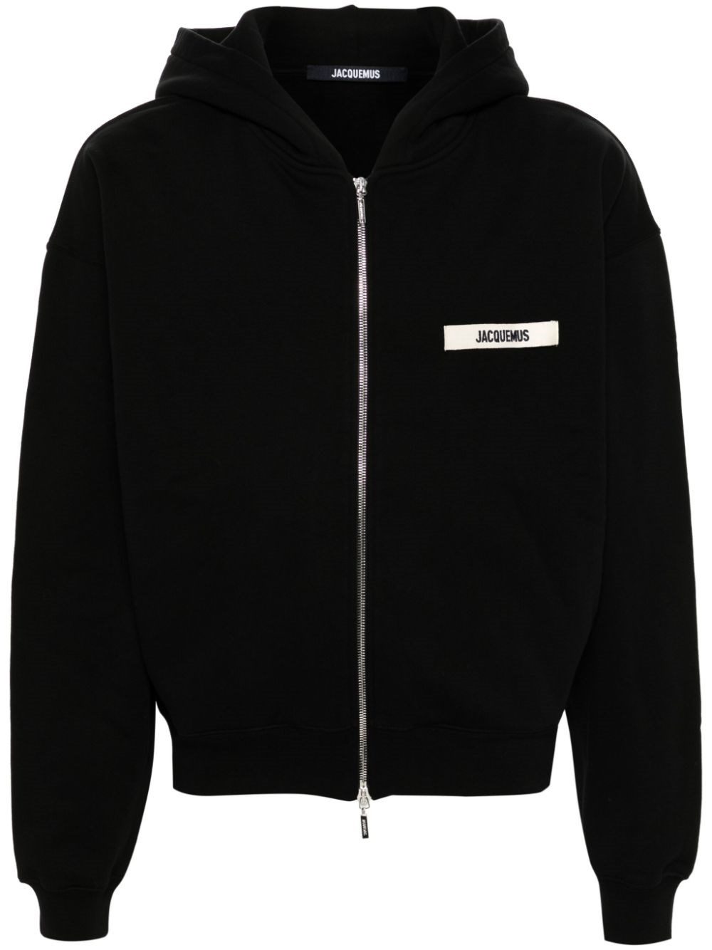 Jacquemus 'le Hoodie Gros Grain' Sweatshirt In Black