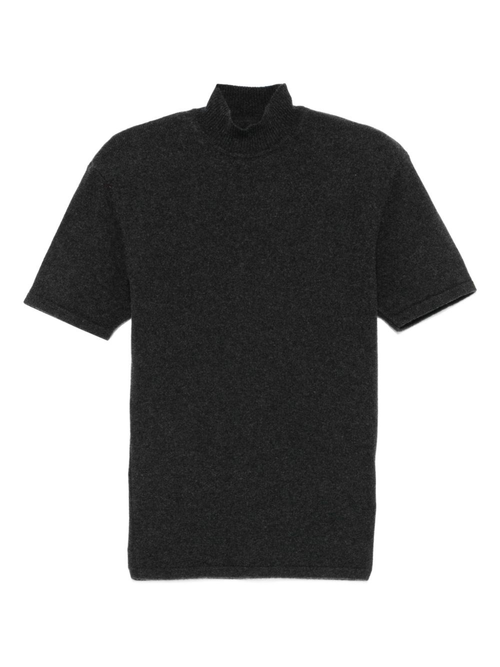 Jacquemus Knitted Wool And Cashmere Sweater In Black