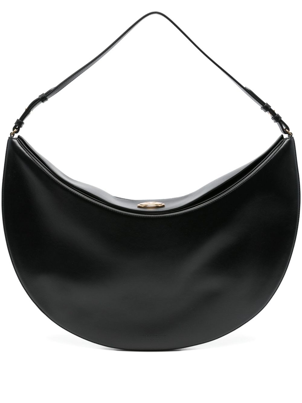 Jacquemus Le Petit Calisso Rond Embellished Leather Clutch In Black